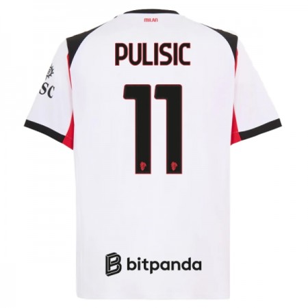 AC Milán Pulisic 11 Venkovní 2025-26 - Fotbalové Dresy (S/S)